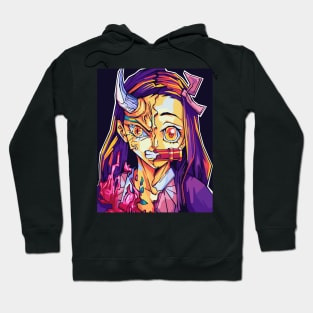 nezuko wpap pop art Hoodie